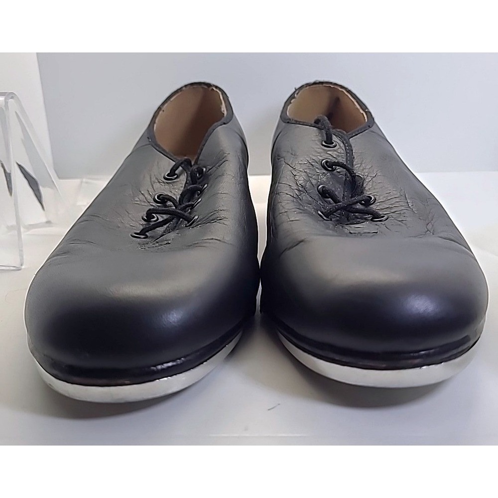 Capezio Tap Shoes Womens SZ 6.5 Black Leather Oxford Professional Dancewear Good - Picture 13 of 16
